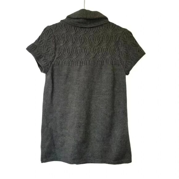 Design History Women's Chrome Heather Gray Acrylic Cowl Neck Sweater NEW - Picture 4 of 7